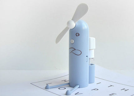 Creative Mobile Phone Bracket Cartoon Spray Mini Fan Portable Usb Fan