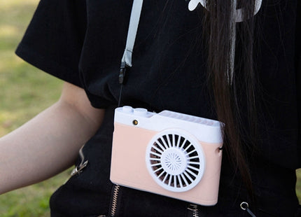 Portable Mini Usb Charging Camera Fan Hanging Neck Small Fan