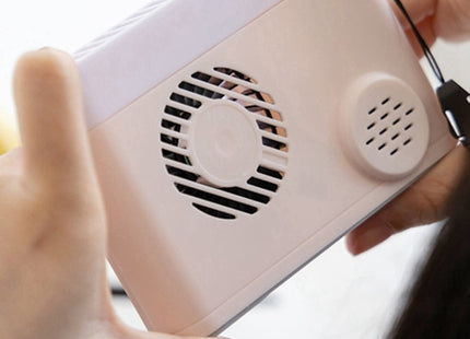 Portable Mini Usb Charging Camera Fan Hanging Neck Small Fan