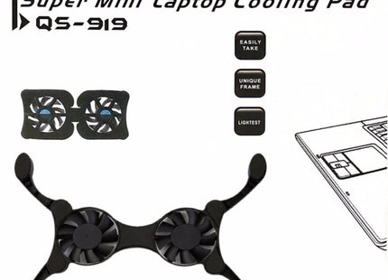 USB Port Mini Octopus Laptop Fan Folding Cooler Pad