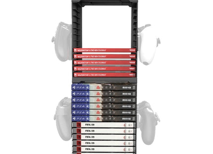 IPLAY Multi-Function Storage Bracket For Gamepad Card And Disc For PS4/PS5/XBOX/Switch, HBS-259