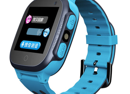 A111-Z1 Children Smart Positioning Plug-In Cartoon Call For Help Multi-Function Watch Phone, Pink, Blue