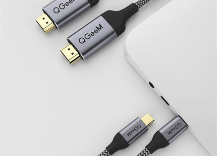 QGeeM QG-UA09 Type-C To HDMI Cable 1.8m