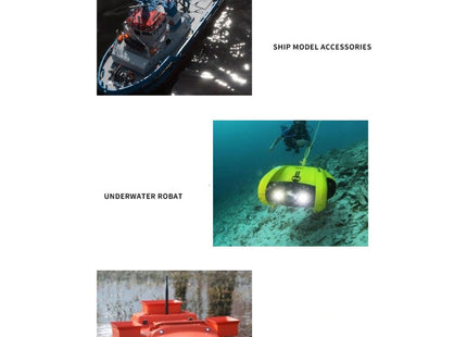 CCW Ship Model Underwater Propeller Waterproof Brushless Motor Underwater Robot, CCW
