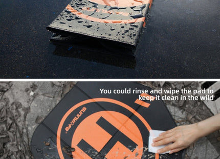 Sunnylife Drone Universal Double Sided Foldable Leather Helipad,Size:55 x 50cm, TJP08
