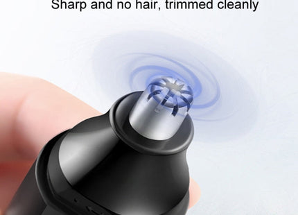 Detachable Washable Electric Nose Hair Trimmer(Black)