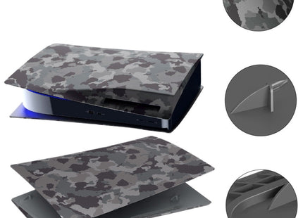 For PS5 CD-ROM Version Game Console Camouflage Shell Protective Cover, Camouflage
