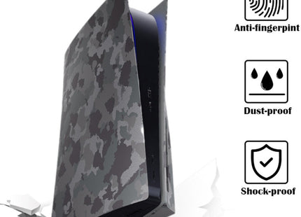 For PS5 CD-ROM Version Game Console Camouflage Shell Protective Cover, Camouflage