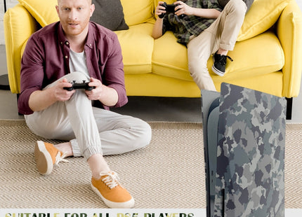 For PS5 CD-ROM Version Game Console Camouflage Shell Protective Cover, Camouflage