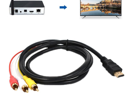 HDMI To AV/3RCA TV Audio Video Cable(1.5m)
