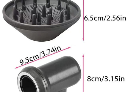 For Dyson Hair Dryer Airwarp Diffusion Nozzle Attachment Replacement Accessories Without Adapter