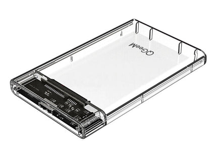 Type-C/USB-C QGeeM USB3.0 Transparent High-Speed 2.5 Inch Universal Laptop External Hard Disk Box
