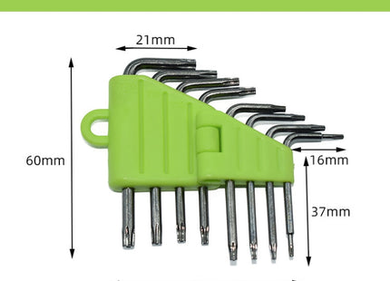 HUIJIAQI Hexagon Torx Screwdriver Spanner Multifunction Combination Tool, 8pcs/set