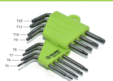 HUIJIAQI Hexagon Torx Screwdriver Spanner Multifunction Combination Tool, 8pcs/set