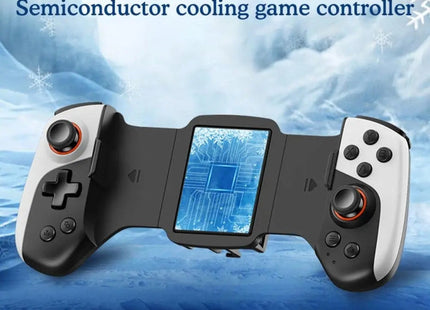 Mobile Phone Gaming Controller with Cooler & 2 Back Button Macro Programmable, JK02 Black