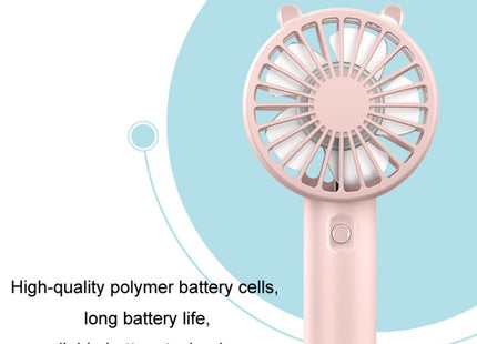 Mini USB Handheld Fan Rechargeable Portable Desktop Phone Holder