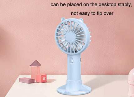 Mini USB Handheld Fan Rechargeable Portable Desktop Phone Holder