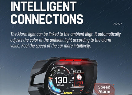 HUD Head-up Display OBD LCD Mileage Speedometer