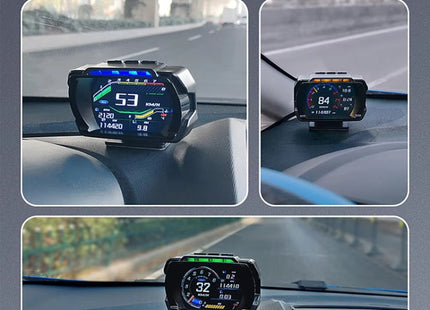 HUD Head-up Display OBD LCD Mileage Speedometer