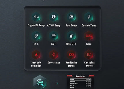 HUD Head-up Display OBD LCD Mileage Speedometer