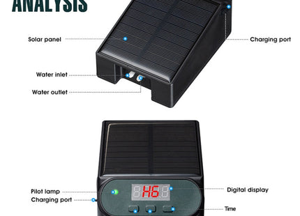 Smart Automatic Solar Timed Wireless Controlled Watering Device
