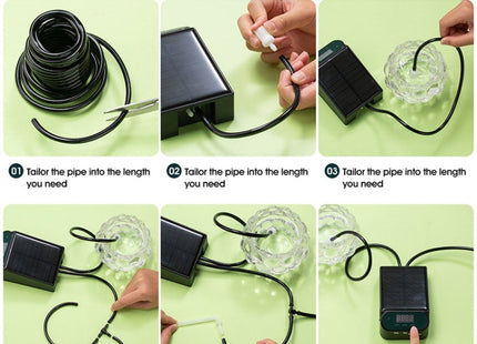 Smart Automatic Solar Timed Wireless Controlled Watering Device