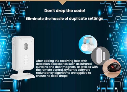 Wireless Infrared Sensor Split Supermarket Welcome Doorbell, Infrared Sensor Doorbell