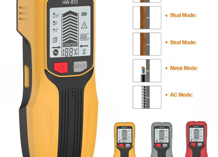 Multifunctional Wall Stud Wire Metal Detector