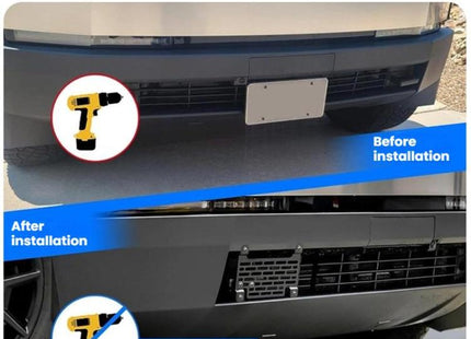 For Tesla Cybertruck Quick-Release Punch-Free US License Plate Frame