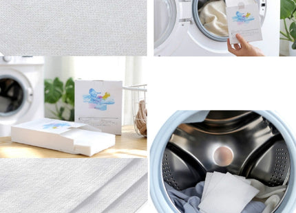 120 PCS / 5 Boxes Anti-cross-dye Color Absorption Film Clothes Shuffle Color Film