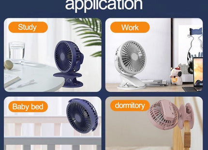 Desktop Portable USB Mini Clip Fan
