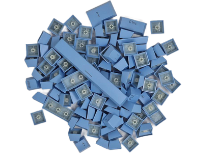 TKC ABS Blue Double Shot Keycaps