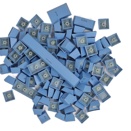 TKC ABS Blue Double Shot Keycaps