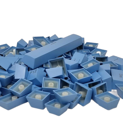 TKC ABS Blue Double Shot Keycaps