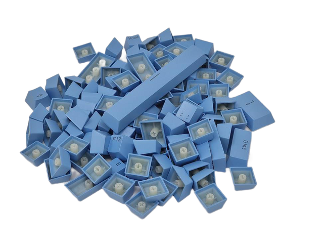 TKC ABS Blue Double Shot Keycaps