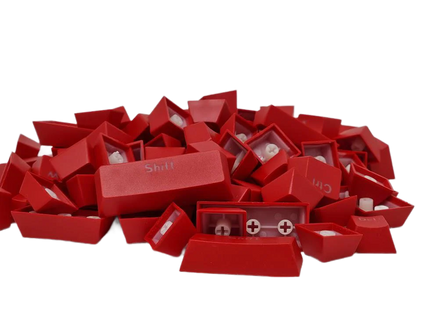 ABS Keycaps Full Size Red