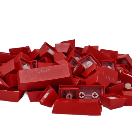 ABS Keycaps Full Size Red