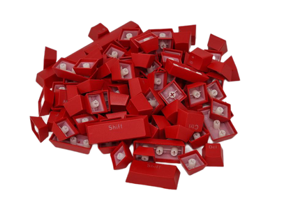 ABS Keycaps Full Size Red
