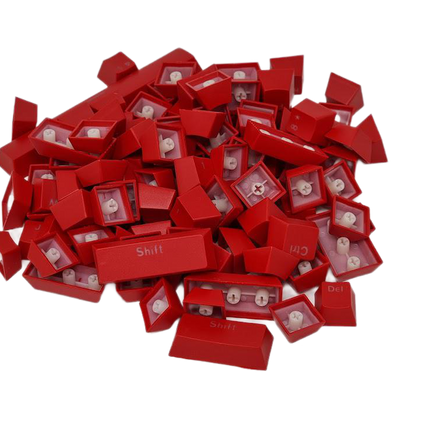 ABS Keycaps Full Size Red