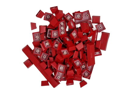 ABS Keycaps Full Size Red
