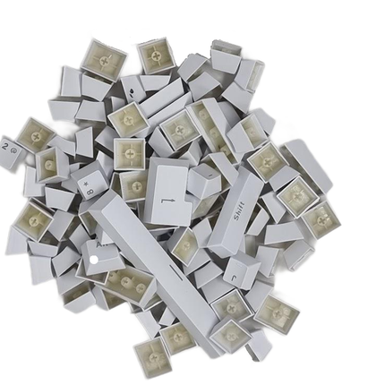 TKC ABS White Double Shot Keycap