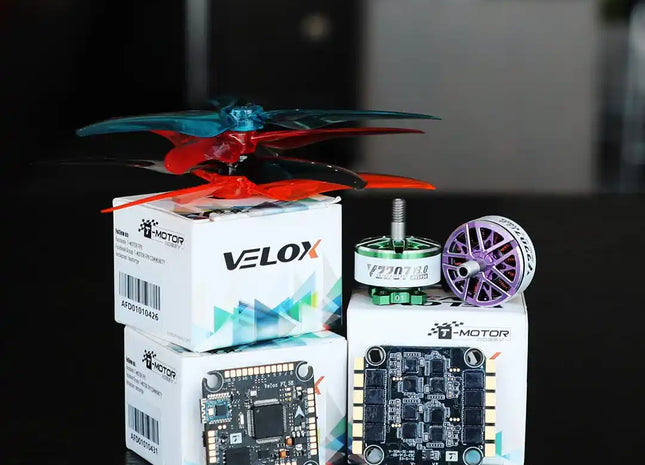 T-Motor Freestyle Power System with 2207 Velox V3 Motors and Velox F7 V50A SE Stack for 5" FPV Drones