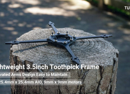 TuneRC Iris F154 3.5″ Carbon Fiber Frame (Separate Arms)