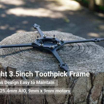 TuneRC Iris F154 3.5″ Carbon Fiber Frame (Separate Arms)