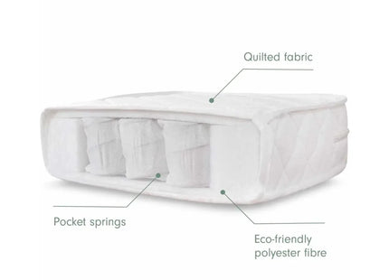 Tutti Bambini Pocket Sprung Cot Mattress 60x120cm