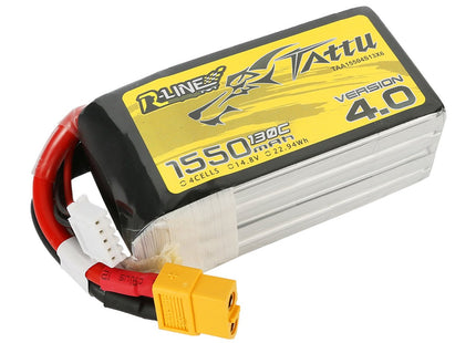 Tattu R-Line Version 5.0 1480mAh 22.2V 150C 6S Lipo Battery Pack with XT60 Plug