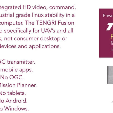 Tengri Unmanned vehicle HUB computer (UvHc)