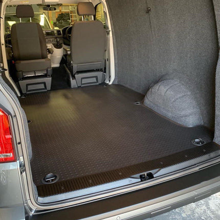 For VW T6.1 Transporter V2 Rear Tailgate Threshold Cover Full Length Plastic | Van-X