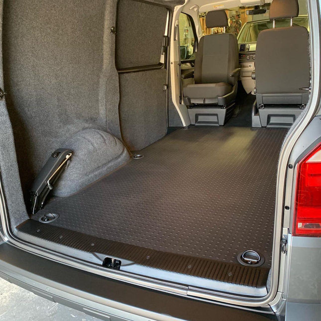 For VW T5/T5.1 Transporter V2 Rear Tailgate Threshold Cover Full Length Plastic | Van-X