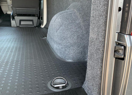 For VW T6.1 Transporter V2 Rear Tailgate Threshold Cover Full Length Plastic | Van-X